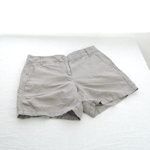 *FREE WITH PURCHASE* LOFT Linen/Cotton Blend Gray Lightweight Shorts
